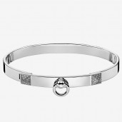 Hot Hermes Silver Collier de Chien Bracelet QY00472