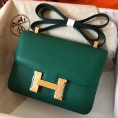 Imitation Hermes Epsom Constance 24cm Malachite Handmade Bag QY02287
