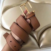 Imitation Hermes Lennox 40 MM Belt In Brown Epsom Leather QY01310