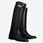 Imitation Hot Hermes Black Jumping Boots QY01906