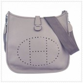 Replica Hermes Evelyne III Bag Grey QY00627