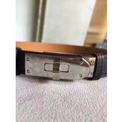 Replica Hermes Kelly Belt In Black Epsom Leather QY02062