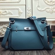 Copy Best Hermes Blue Jean Large Jypsiere 34cm Bag QY01383