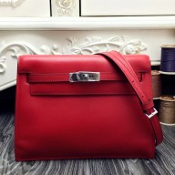 Hermes Kelly Danse Bag In Red Swift Leather QY01943