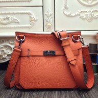 Replica Cheap Hermes Orange Medium Jypsiere 31cm Bag QY01500