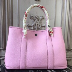 AAA 1:1 Hermes Garden Party 36cm PM Pink Handbag QY00802