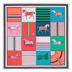 Copy Hermes Green Couvertures Nouvelles Giant Scarf QY02228