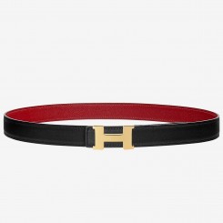 Fake Hermes Mini Constance Belt Buckle &amp; Red Epsom 24 MM Strap QY01804