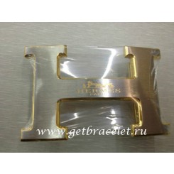 Fake Hermes Reversible Belt 18K Gold Silver With Logo Buckle QY00380