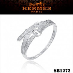 Hermes Debridee Bracelet White Gold With Diamonds QY01528
