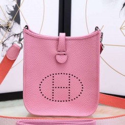 Hermes Pink Evelyne II TPM Messenger Bag QY01744