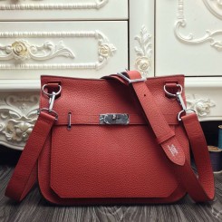 Hermes Red Large Jypsiere 34cm Bag QY01230