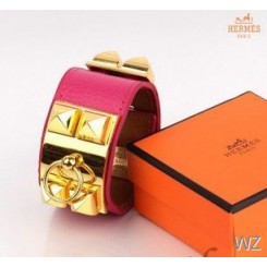 High Quality Knockoff Hermes Collier de Chien Bracelet Yellow Gold QY01111