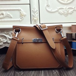 Replica Hermes Brown Medium Jypsiere 31cm Bag QY01891