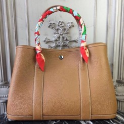 Replica Hermes Garden Party 36cm PM Brown Handbag QY00979