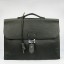 Best Quality Fake Hermes Black Sac A Depeches 38cm Briefcase Bag QY01217