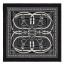 Cheap Copy Hermes Black Grand Manege Bandana Shawl 140cm QY01128