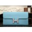 Cheap Hermes Constance Wallet In Light Blue Epsom Leather QY02294