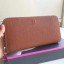 Copy Hermes Brown Clemence Azap Zipped Wallet QY02050