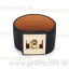 Copy Hermes Kelly Dog Bracelet Black With Gold QY01518