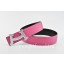 Copy Hermes Reversible Belt Pink/Black Fashion H Togo Calfskin With 18k Silver Buckle QY02219