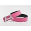 Copy Hermes Reversible Belt Pink/Black Fashion H Togo Calfskin With 18k Silver Buckle QY02219