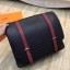 Fake Hermes Bicolor Steve 35 Messenger Black Bag QY01949