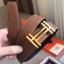 Fake Hermes H Au Carre Belt Buckle & Brown 32mm Strap QY00279