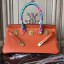 Fake Hermes Orange JPG Birkin 42cm Shoulder Bag QY00464