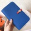 Hermes Bicolor Dogon Duo Wallet In Blue/Piment Leather QY01755