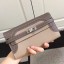Hermes Bicolor Kelly Ghillies Wallet In Beige Swift Leather QY01582
