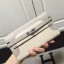 Hermes Bicolor Kelly Ghillies Wallet In Ivory Swift Leather QY00249