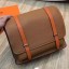 Hermes Bicolor Steve 35 Messenger Brown Bag QY01436