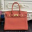 Hermes Birkin 30cm 35cm Bag In Crevette Clemence Leather QY02043