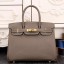 Hermes Birkin 30cm 35cm Bag In Etoupe Epsom Leather QY00490