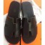 Hermes Black Swift Izmir Sandals QY01224
