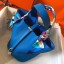 Hermes Blue Hydra Picotin Lock MM 22cm Handmade Bag QY01265
