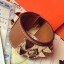 Hermes Brown Epsom Collier de Chien Bracelet Size S QY01240