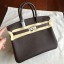 Hermes Cafe Clemence Birkin 25cm Handmade Bag QY01028