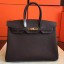 Hermes Cafe Clemence Birkin 35cm Handmade Bag QY01653
