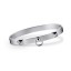 Hermes Collier de Chien Bracelet White Gold QY01065