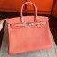 Hermes Crevette Clemence Birkin 35cm Handmade Bag QY01149