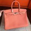 Hermes Crevette Clemence Birkin 35cm Handmade Bag QY01149