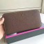 Hermes Etoupe Clemence Azap Zipped Wallet QY02404