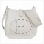 Hermes Evelyne III Bag White QY00400