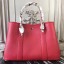 Hermes Garden Party 30cm TPM Red Handbag QY01796