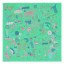 Hermes Green Les Confessions Shawl QY02134