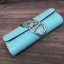 Hermes Handmade Egee Clutch In Atoll Blue Swift Leather QY00677