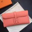 Hermes Jige Elan 29 Clutch Bag In Crevette Epsom Leather QY01429