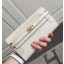 Hermes Kelly Ghillies Wallet In Ivory Swift Leather QY01924